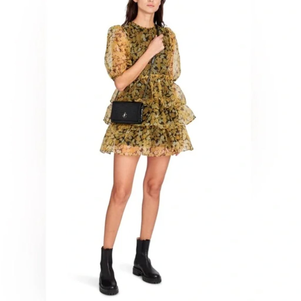 Ganni Organza Mini Dress Size 38